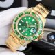 JH Factory Copy Rolex Submariner ETA2836 Gold Green Watch (5)_th.jpg